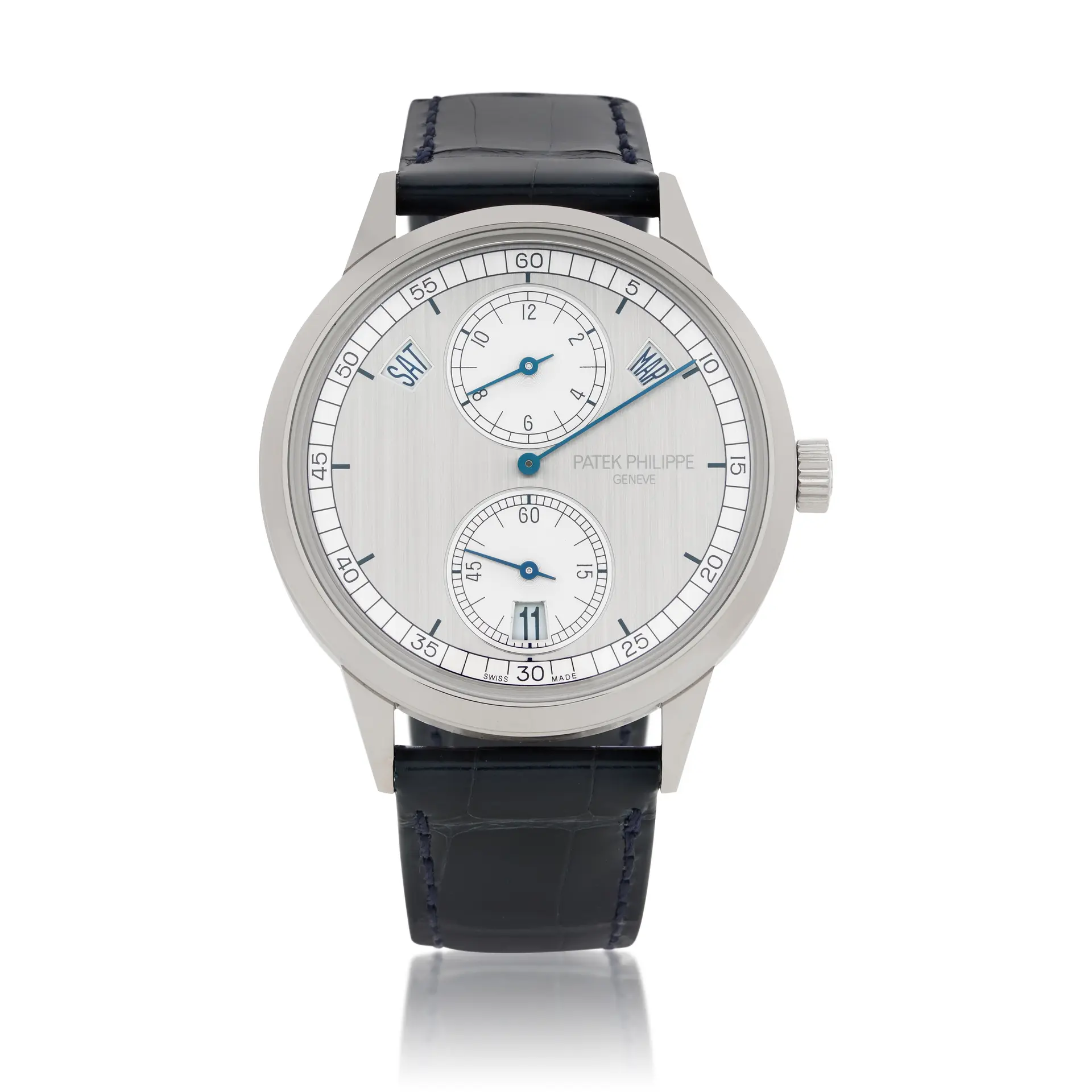 Complications (Reference 5235G-001). A 40mm unworn white gold automatic