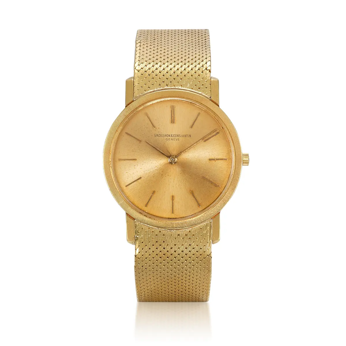 Patrimony (Reference 6351). A yellow gold manual winding wristwatch