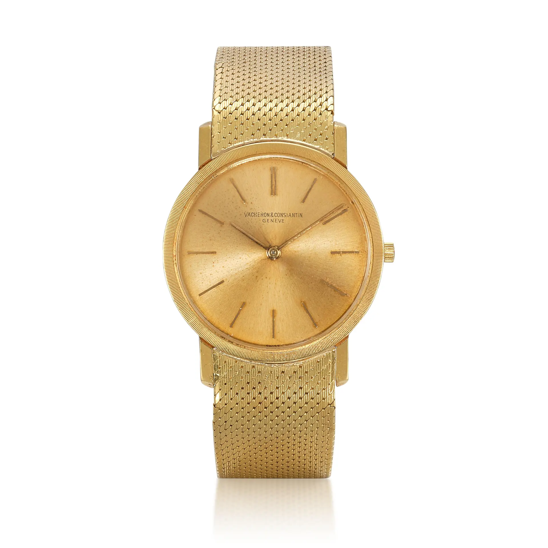 Patrimony (Reference 6351). A yellow gold manual winding wristwatch