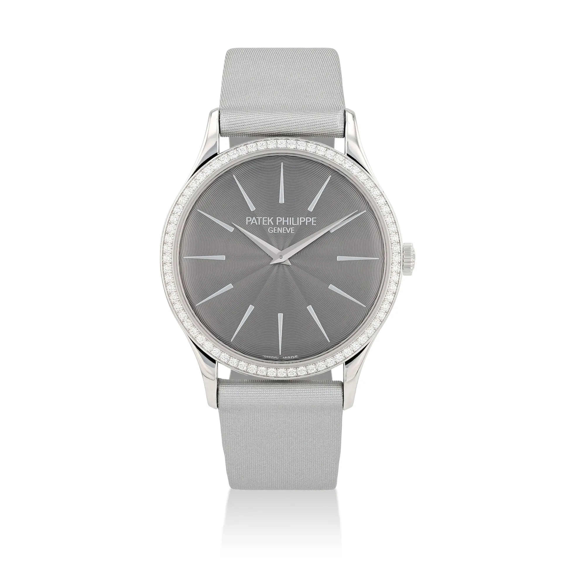 Calatrava, reference 4897G-010, white gold and diamond-set wristwatch