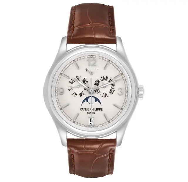 Complications (Reference 5146G-001). A 39mm white gold automatic wristwatch