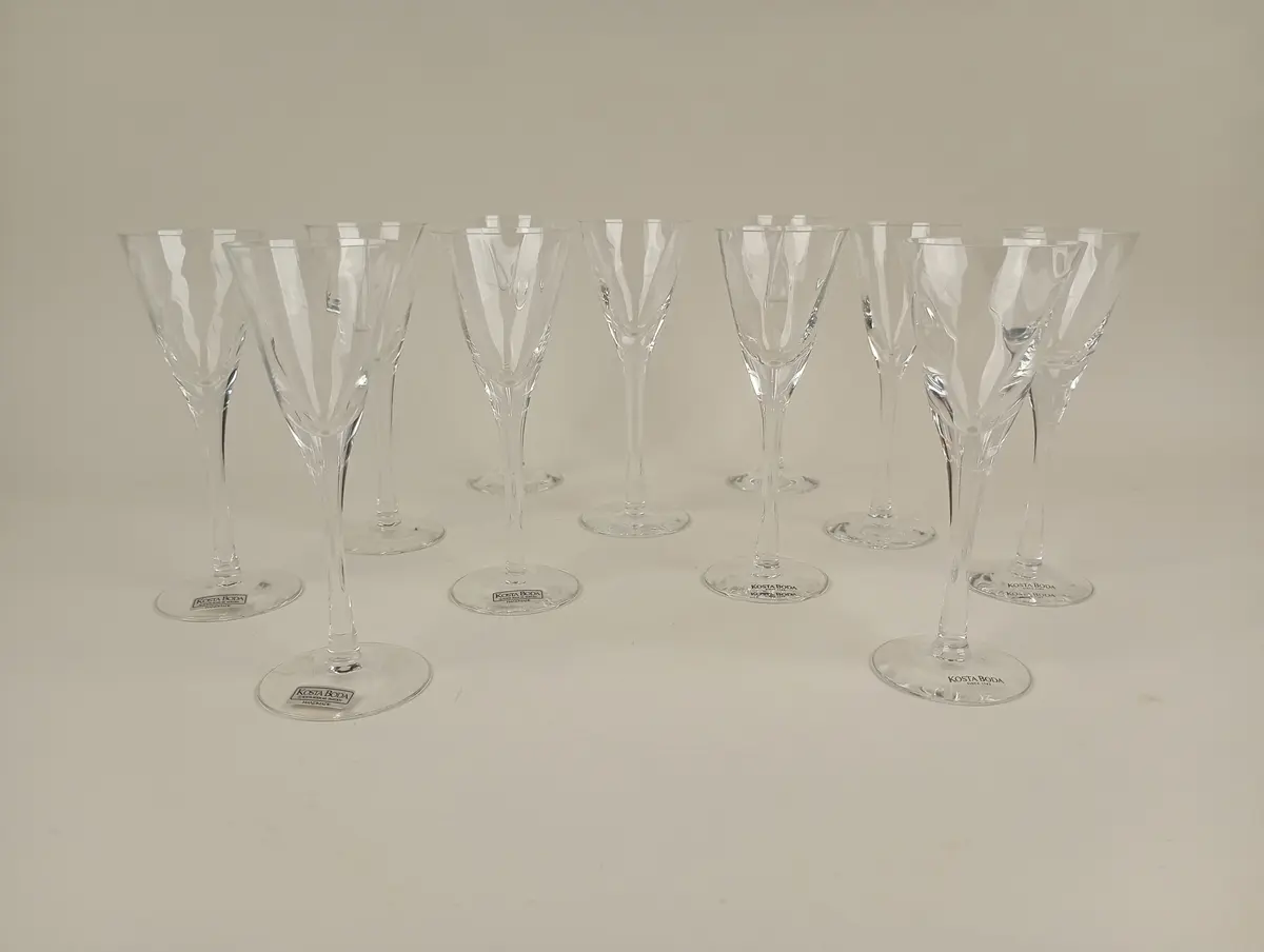 Snapsglas, "Chateau" Bertil Vallien Kosta Boda