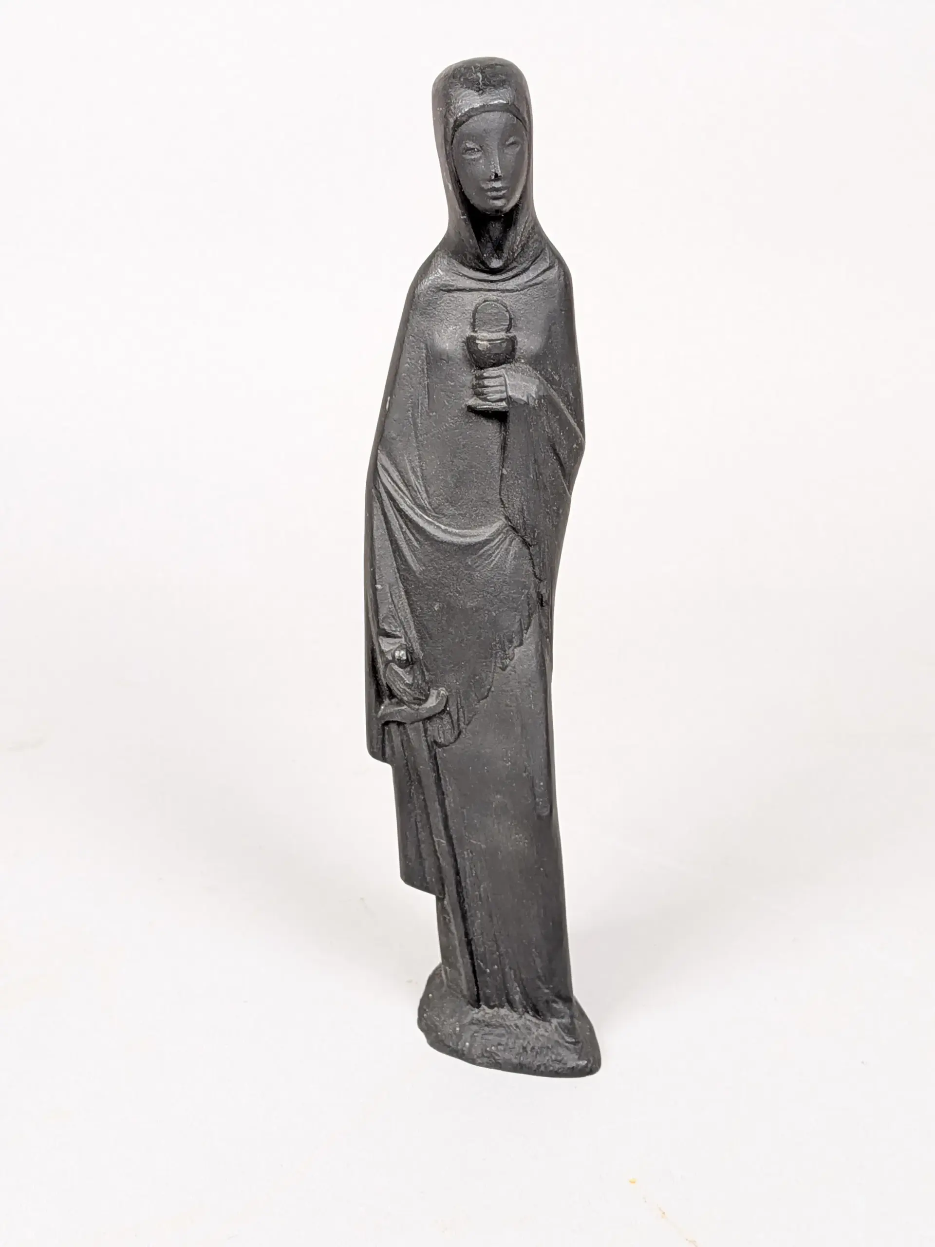 Skulptur, Gjutjärn St. Barbara