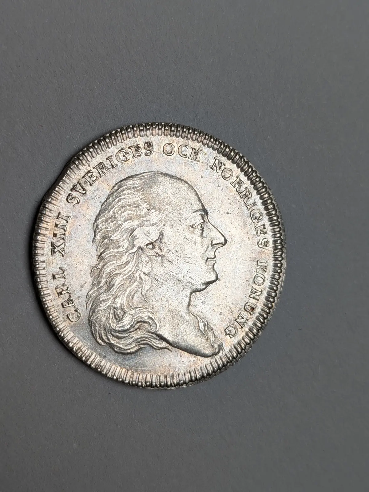 Silvermynt / Kastmynt, Karl XIII 1818