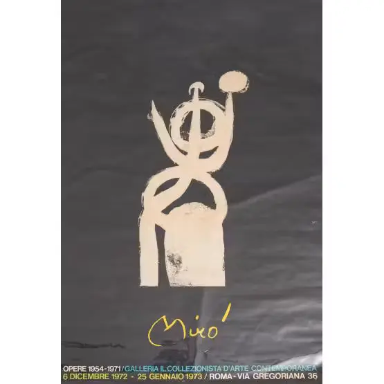 MIRÒ OPERE 1954 - 1971