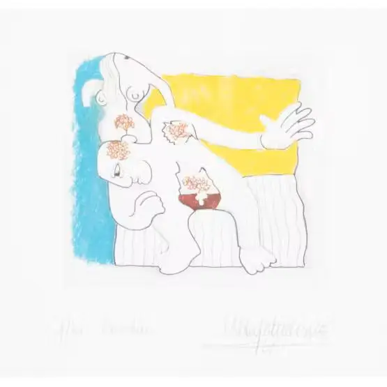 WALTER PATRIARCA, Acquaforte a colori