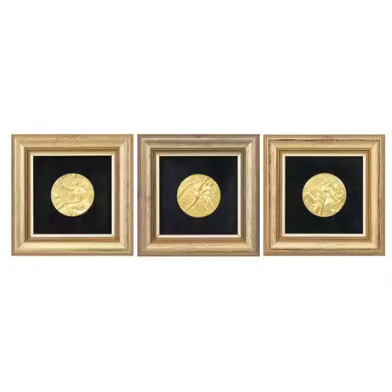 SALVADOR DALÌ, Trittico di medaglie