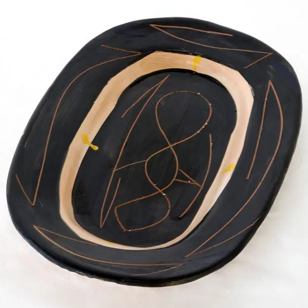 Piatto ovale, 2000 - Tommaso Cascella © (Roma, 1951)