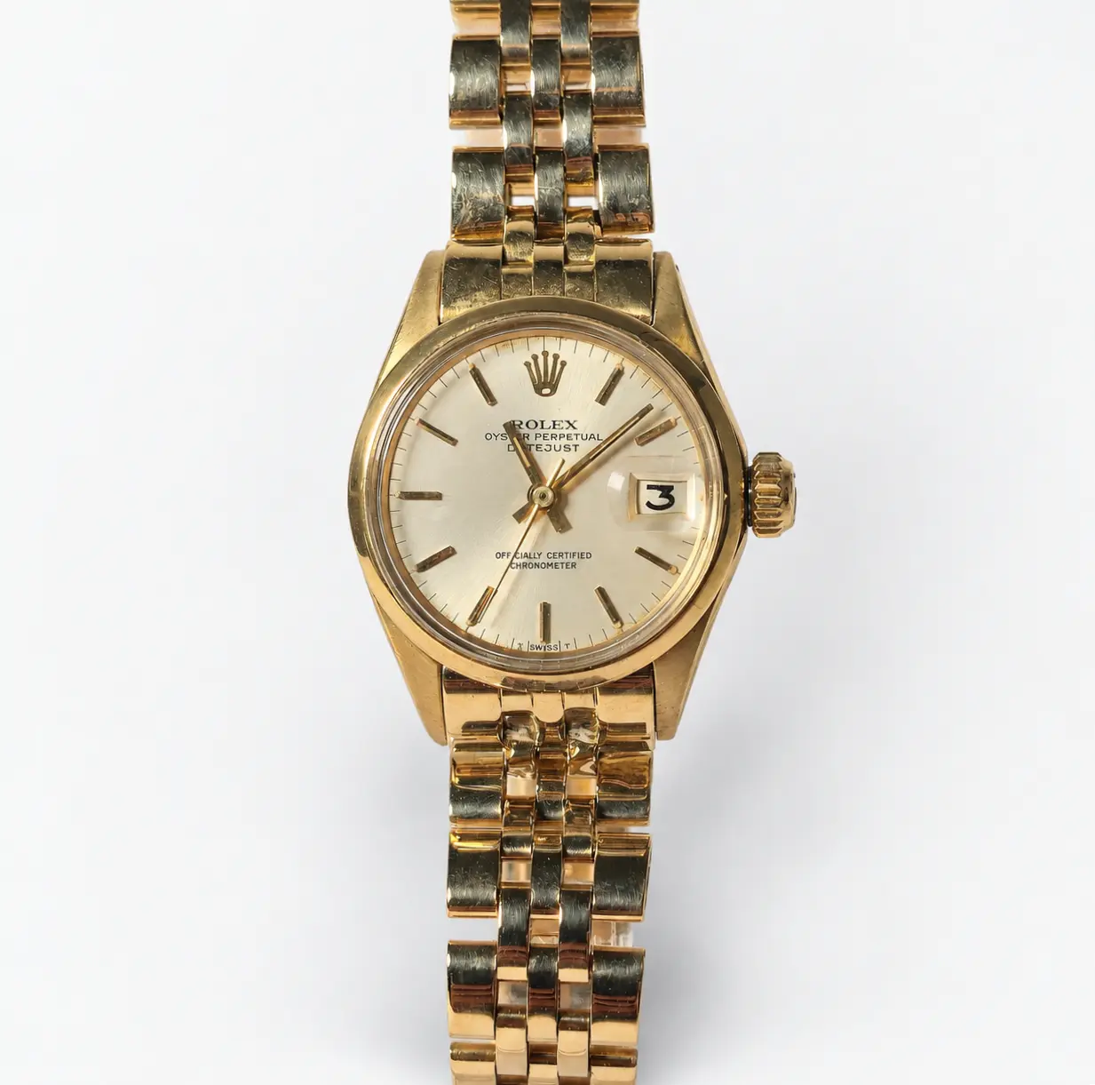Rolex Oyster Perpetual Datejust en oro de 18 K.