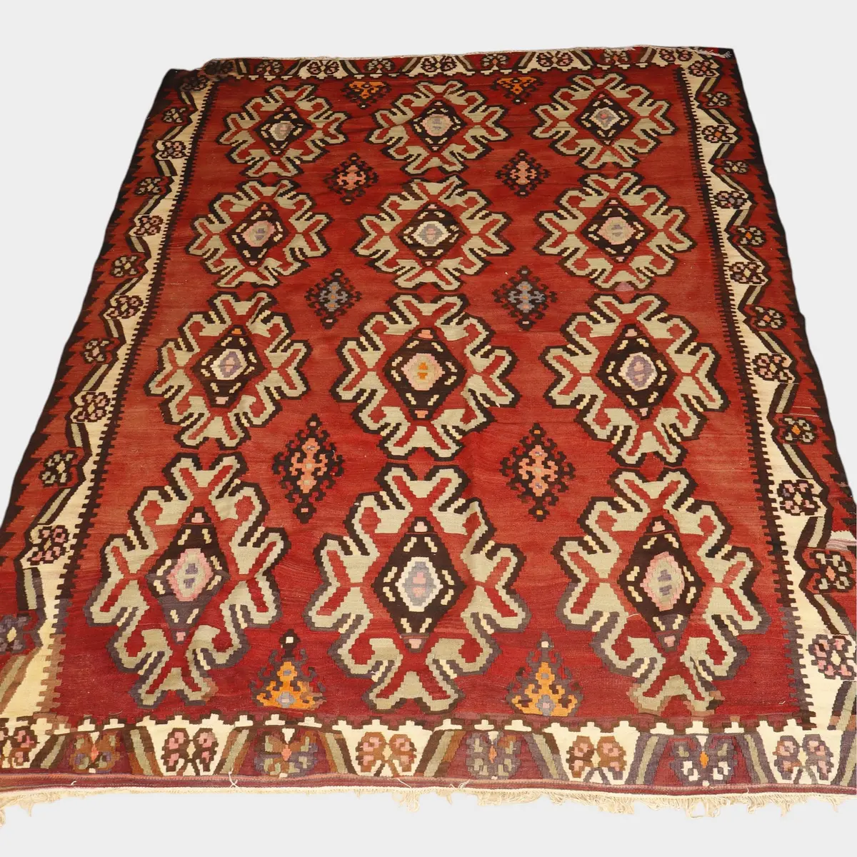 Alfombra en lana de Qashqai del sur de Irán.