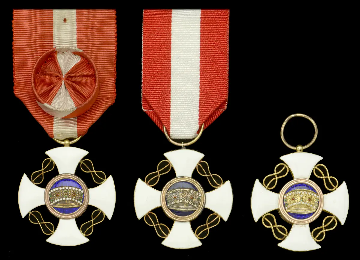 Italy, Kingdom, Order of the Crown (3), Officer breast badge, 36mm