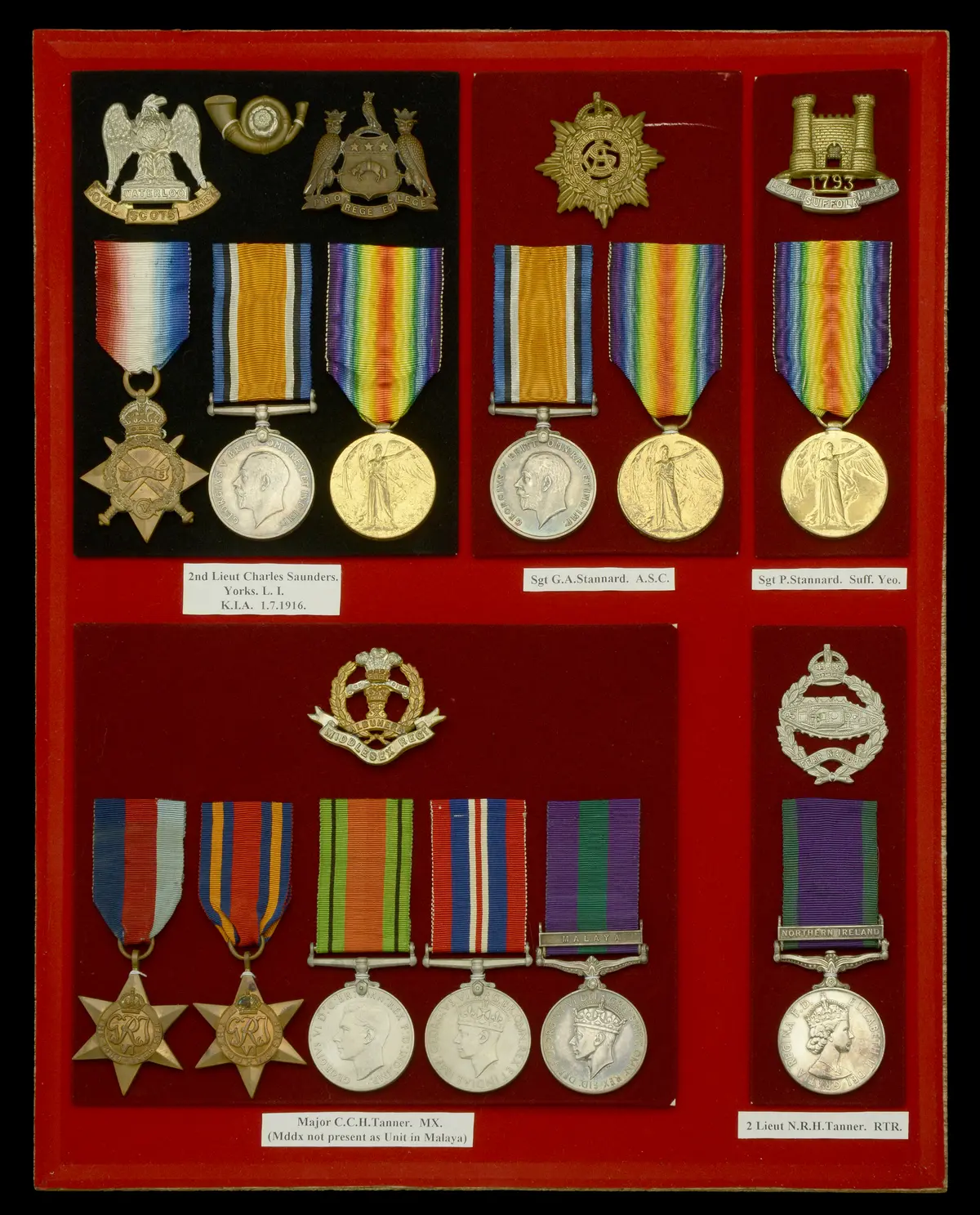 Family Group: Three: Second Lieutenant Charles Saunders, 15th (Leeds