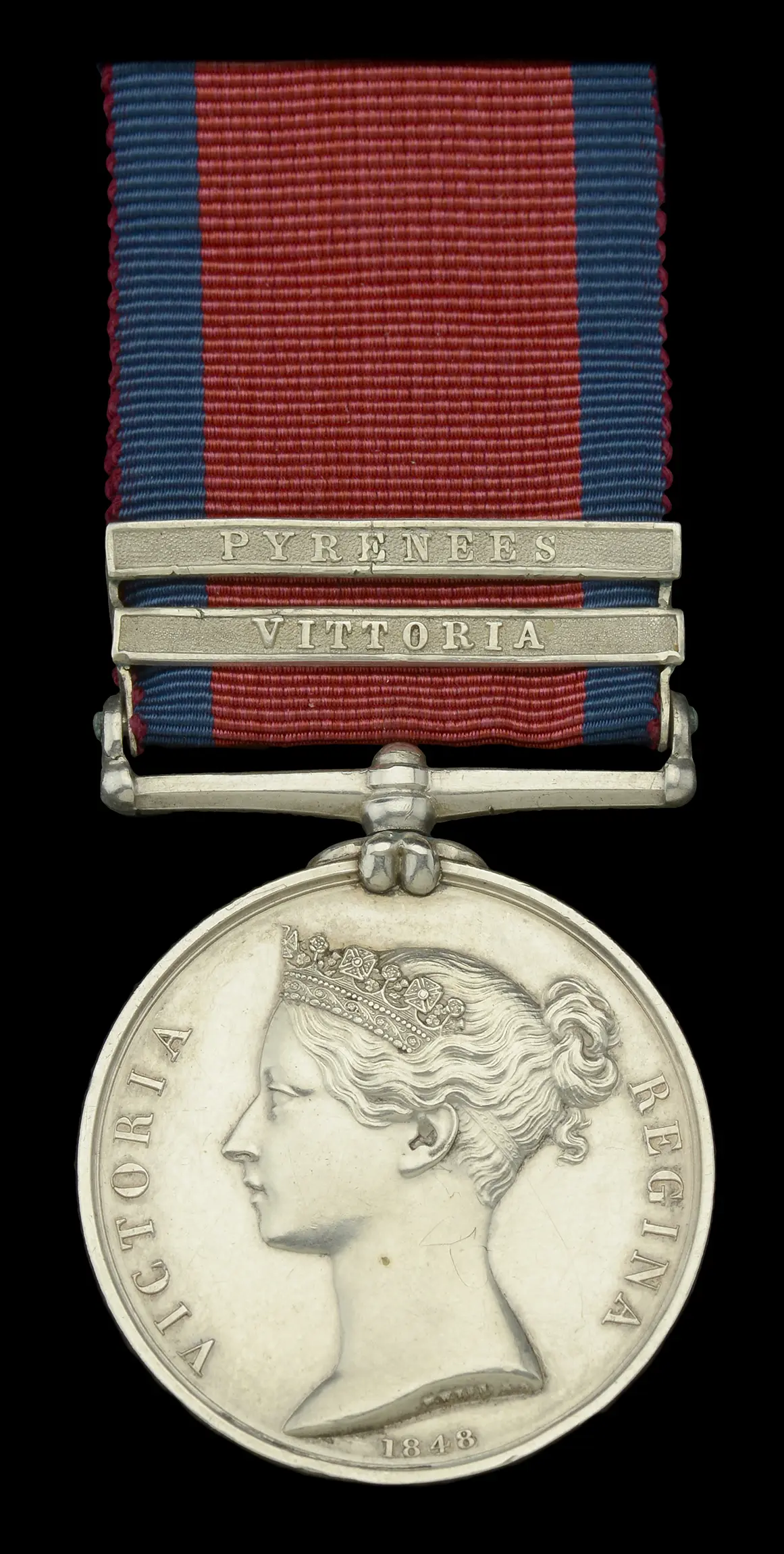 The Peninsula War medal awarded to Ensign William Smyth, 31st Foot