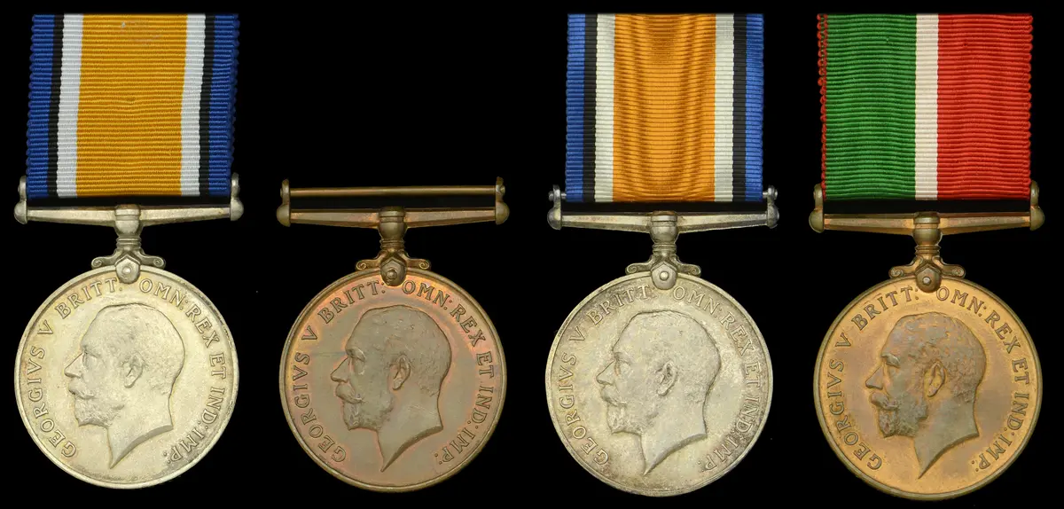 Pair: Seaman W. Nicoll, Mercantile Marine British War and Mercantile