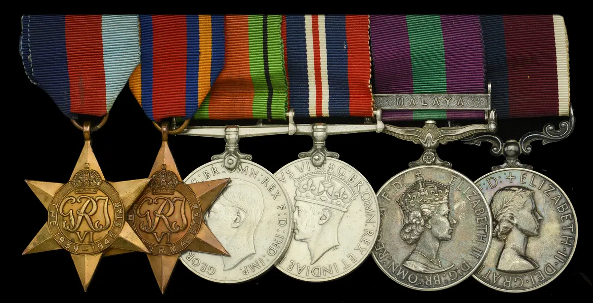 Six: Chief Technician J. D. Topping, Royal Air Force 1939-45 Star;