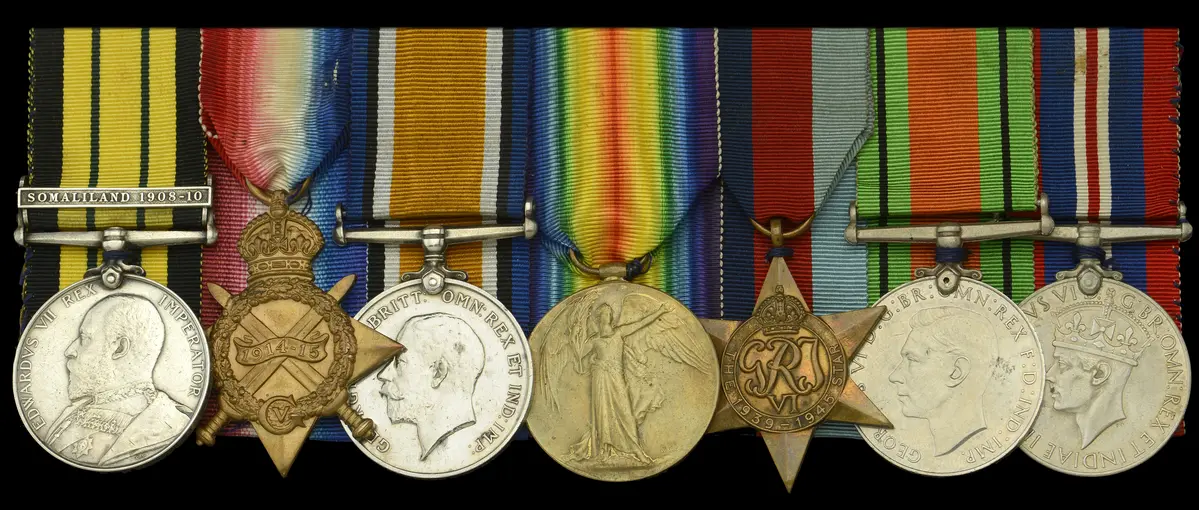 Seven: Commander P. Agger, Royal Navy, who served in H.M.S. Shannon