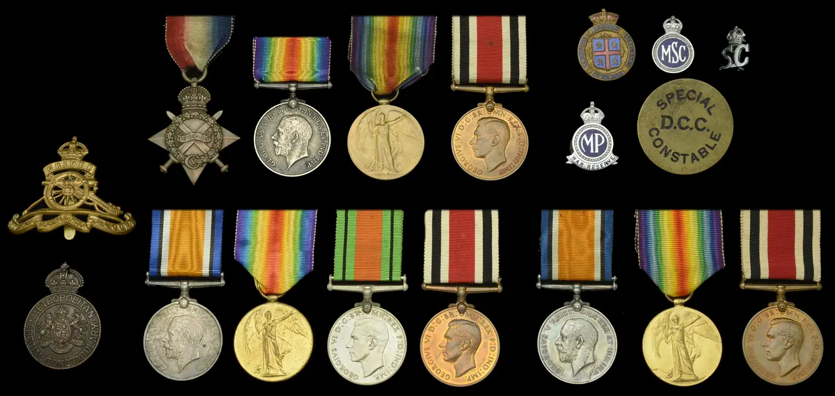 Four: Sergeant E. C. Bell, Durham Light Infantry 1914-15 Star (1913