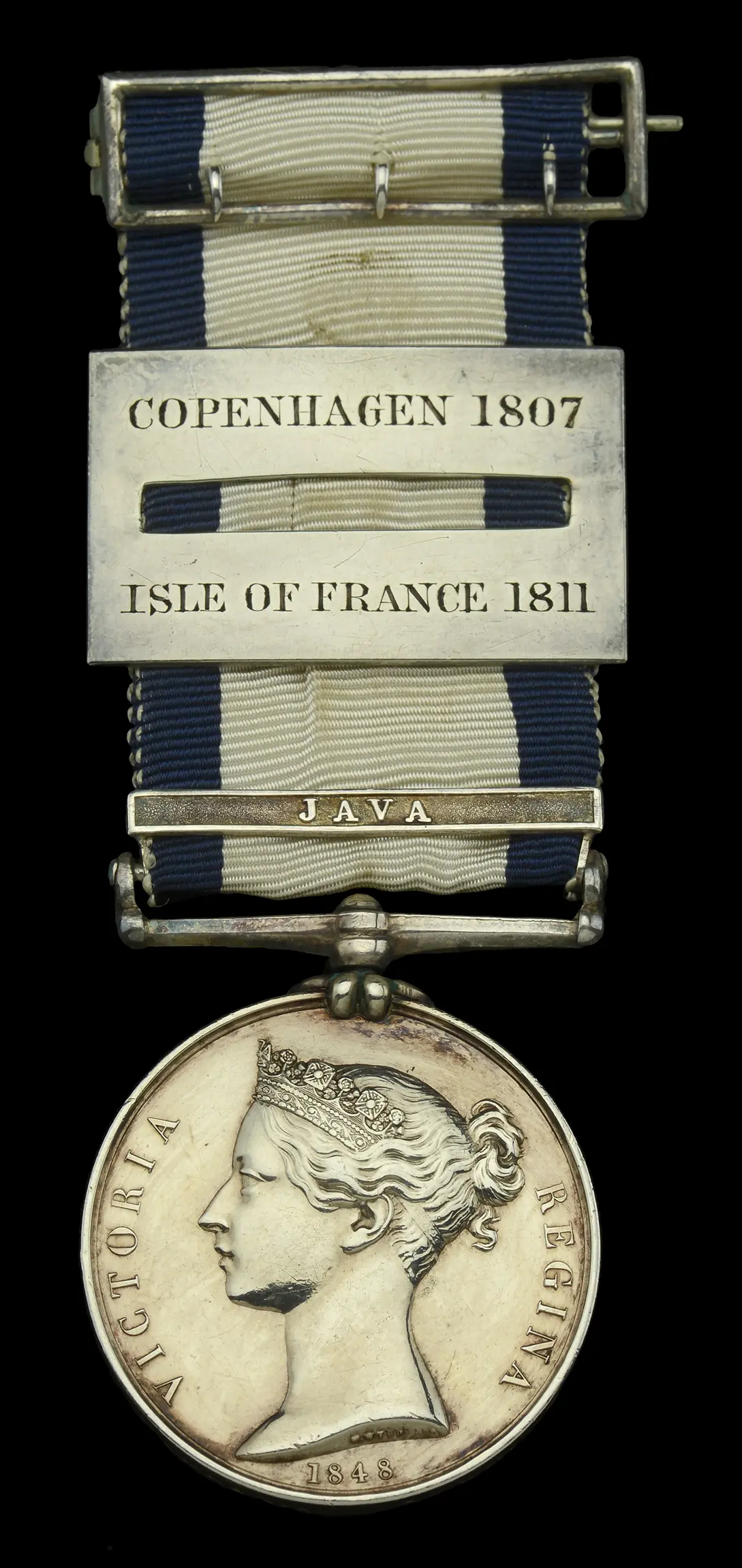 Naval General Service 1793-1840, 1 clasp, Java (William Costor.) fitted