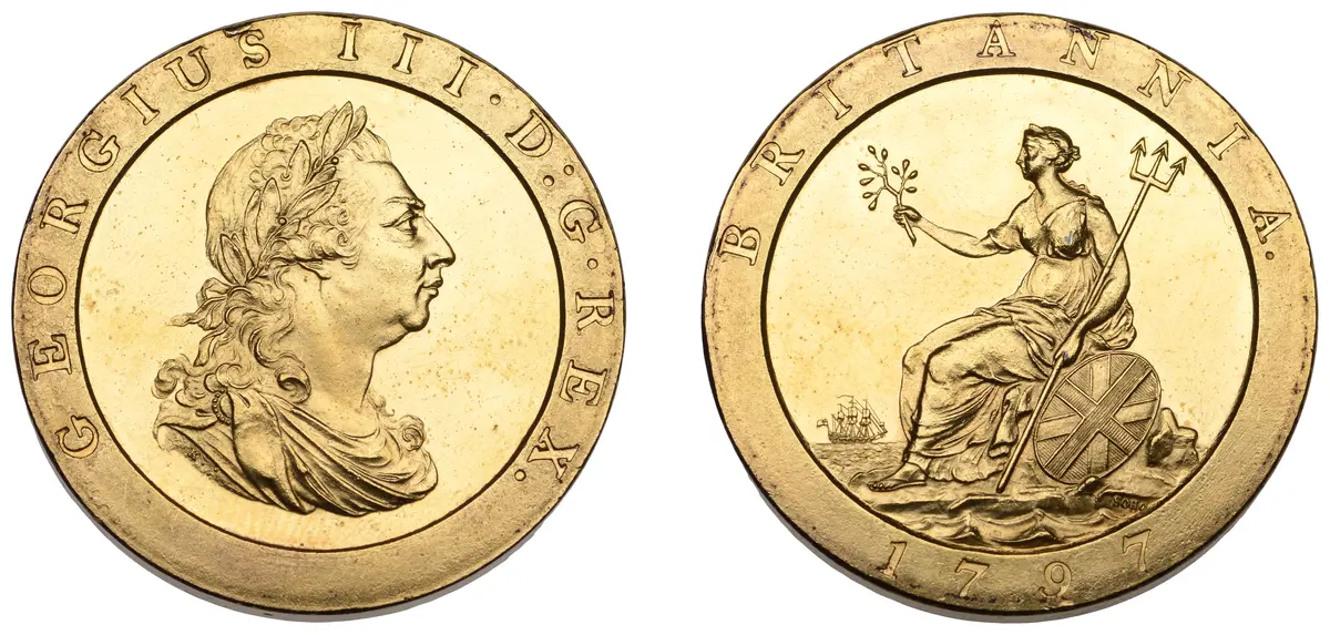 George III (1760-1820), Soho Mint, Birmingham, Proof Penny, 1797 (late