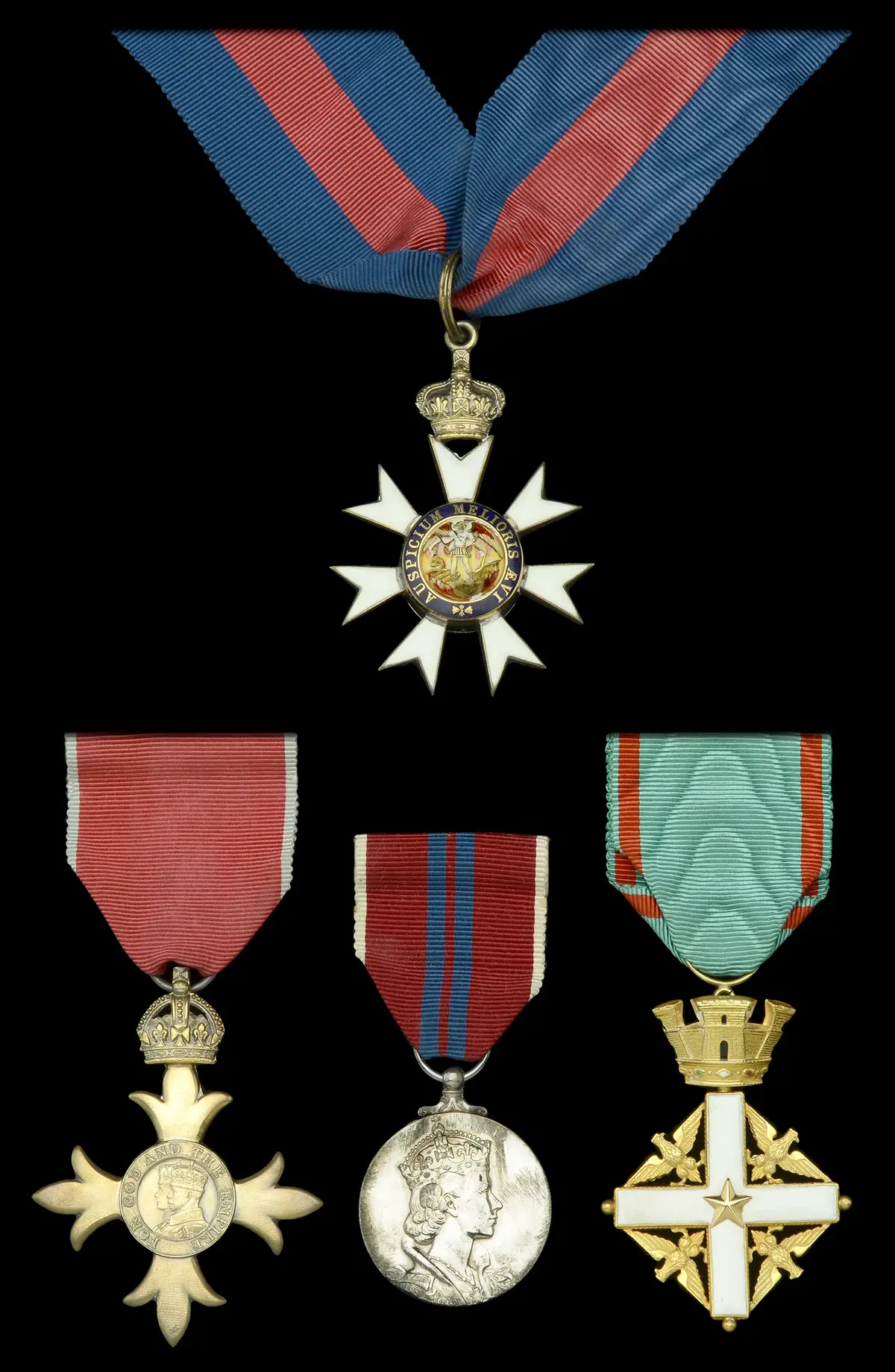A post-War C.M.G., O.B.E. group of four awarded to Sir Robert E. Hardingham
