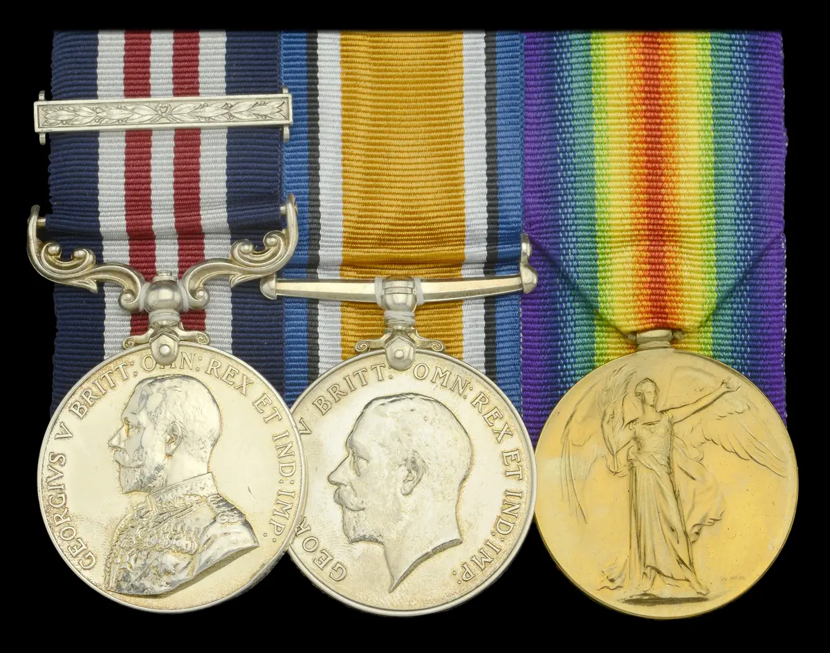 A Great War ‘Western Front’ M.M. and Second Award Bar group of three
