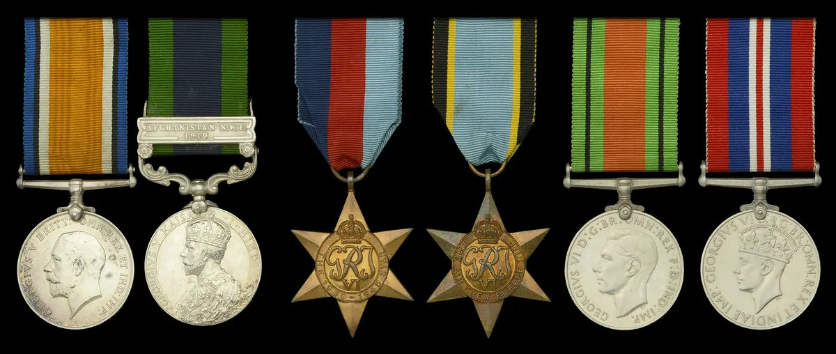 Family Group: Pair: Private C. Day, 2/6th Royal Sussex Regiment British