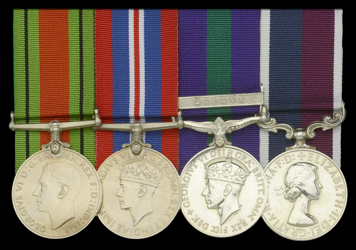 Four: Chief Technician J. Blyth, Royal Air Force Defence and War Medals