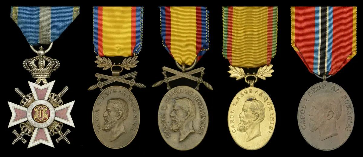 Romania, Kingdom, Order of the Crown, 2nd type, Military Division
