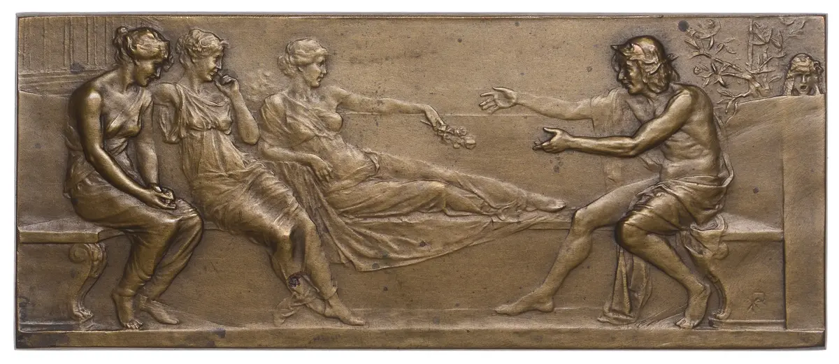 AUSTRIA, Äsop erzählt Fabeln [Æsop Telling Fables], 1902, a uniface