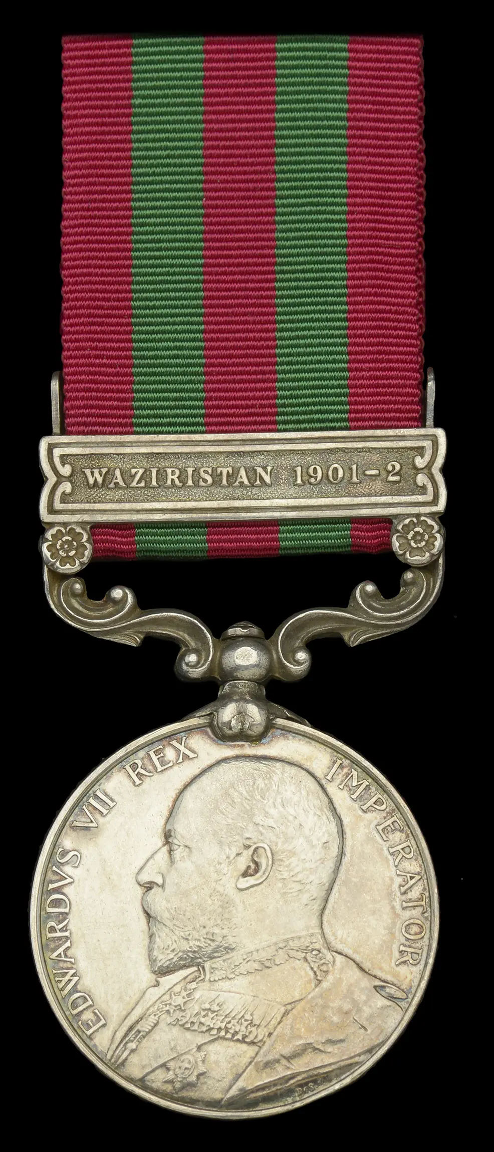 India General Service 1895-1902, 1 clasp, Waziristan 1901-2 (Lieut.