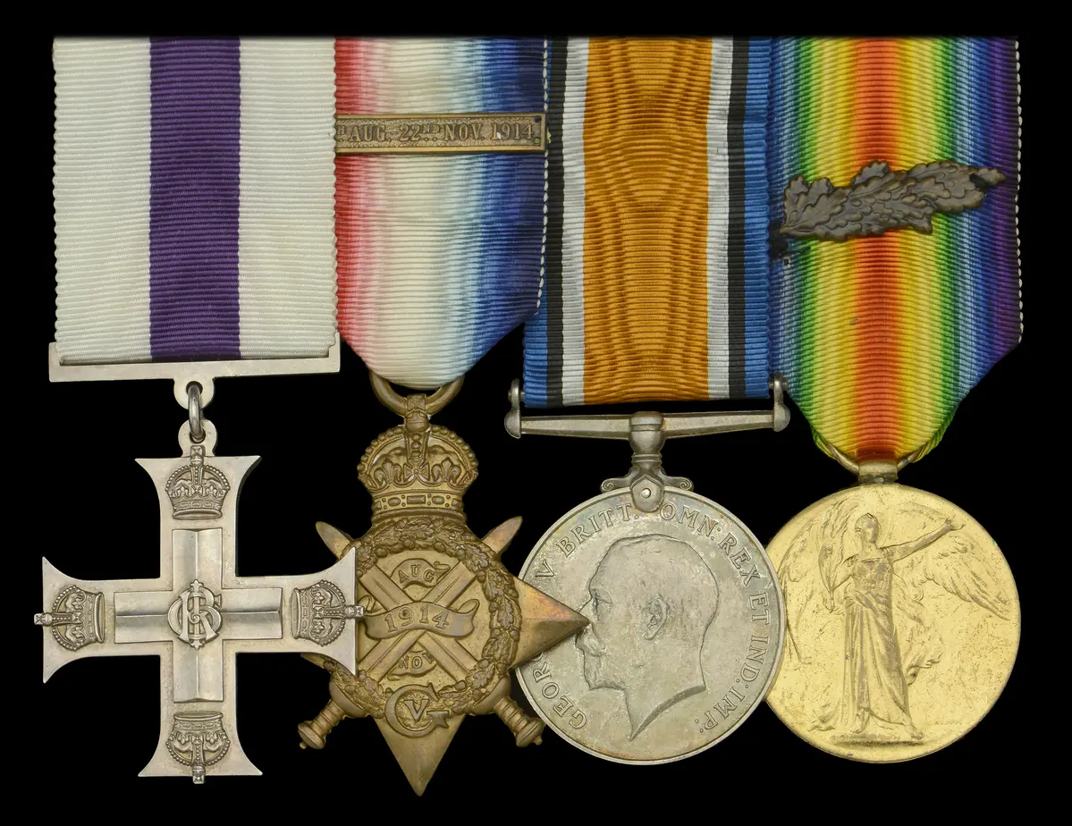 A Great War ‘Western Front’ M.C. group of four awarded to Captain