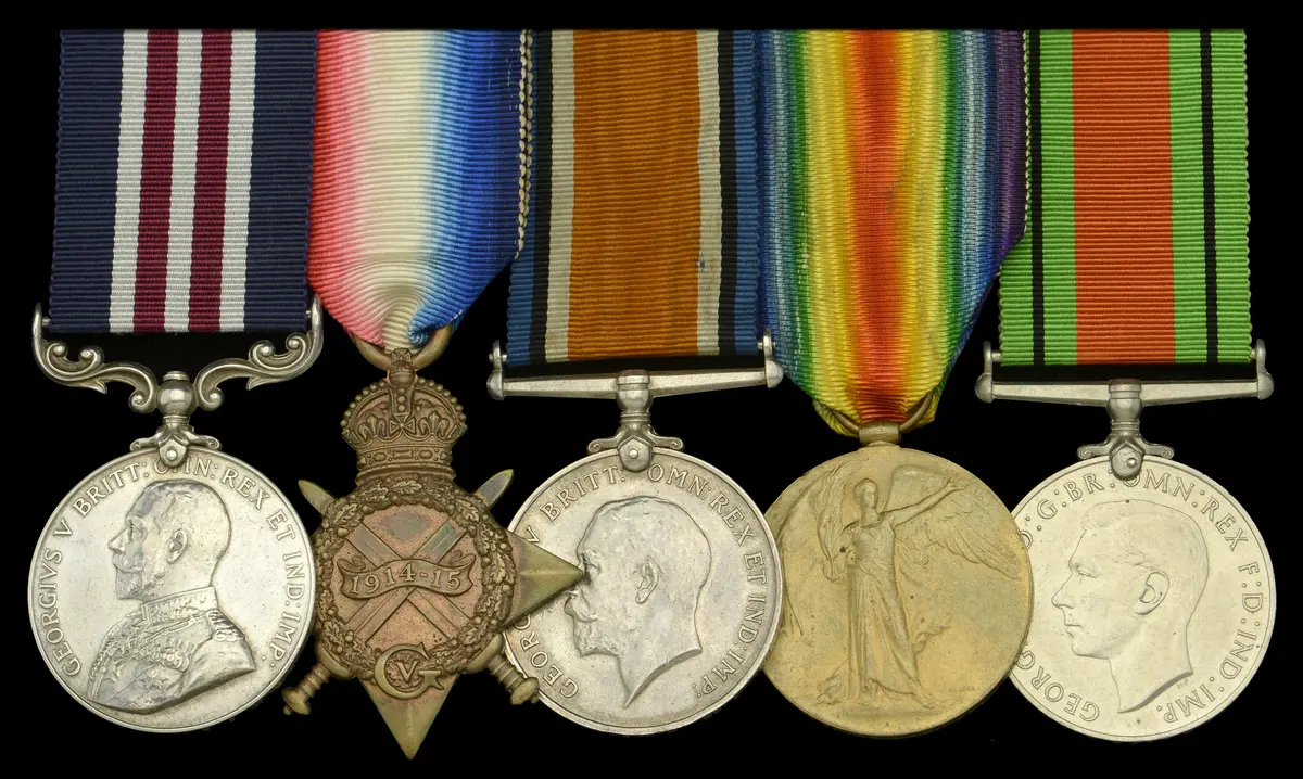 A Great War ‘Western Front’ M.M. group of five awarded to Corporal