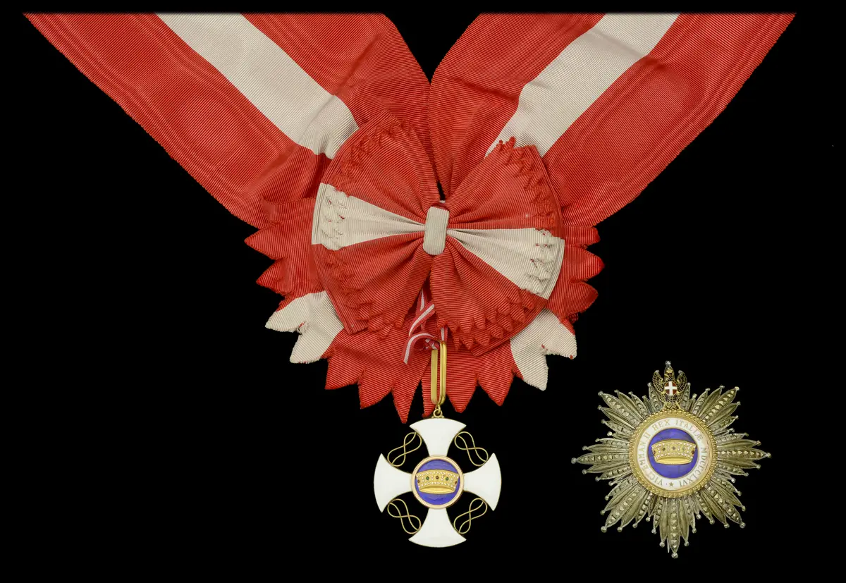 The Italy Order of the Crown of Italy Grand Cross set of insignia