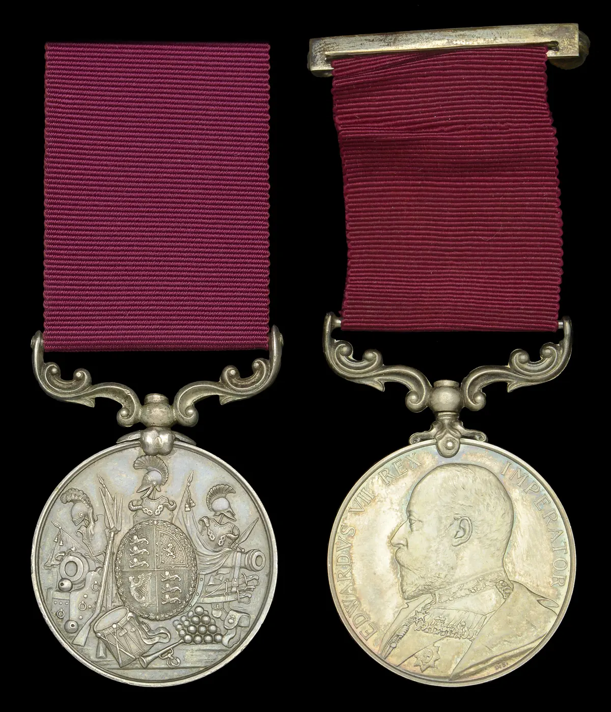 Pair: Regimental Sergeant-Major Frank Hilton, 5th Dragoon Guards Army