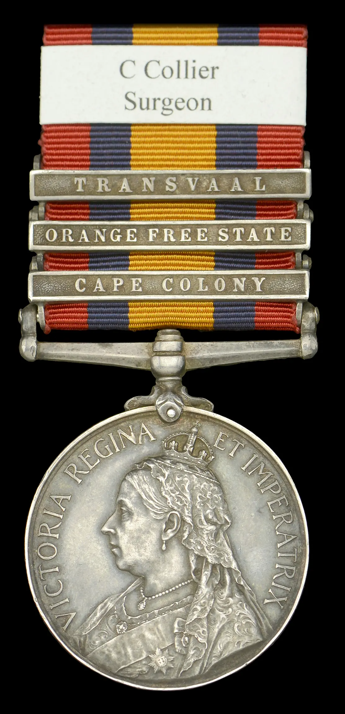 Queen’s South Africa 1899-1902, 3 clasps, Cape Colony, Orange Free