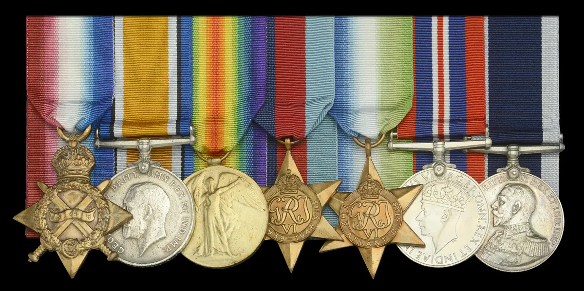 Seven: Leading Telegraphist J. R. Salmon, Royal Navy, who served in