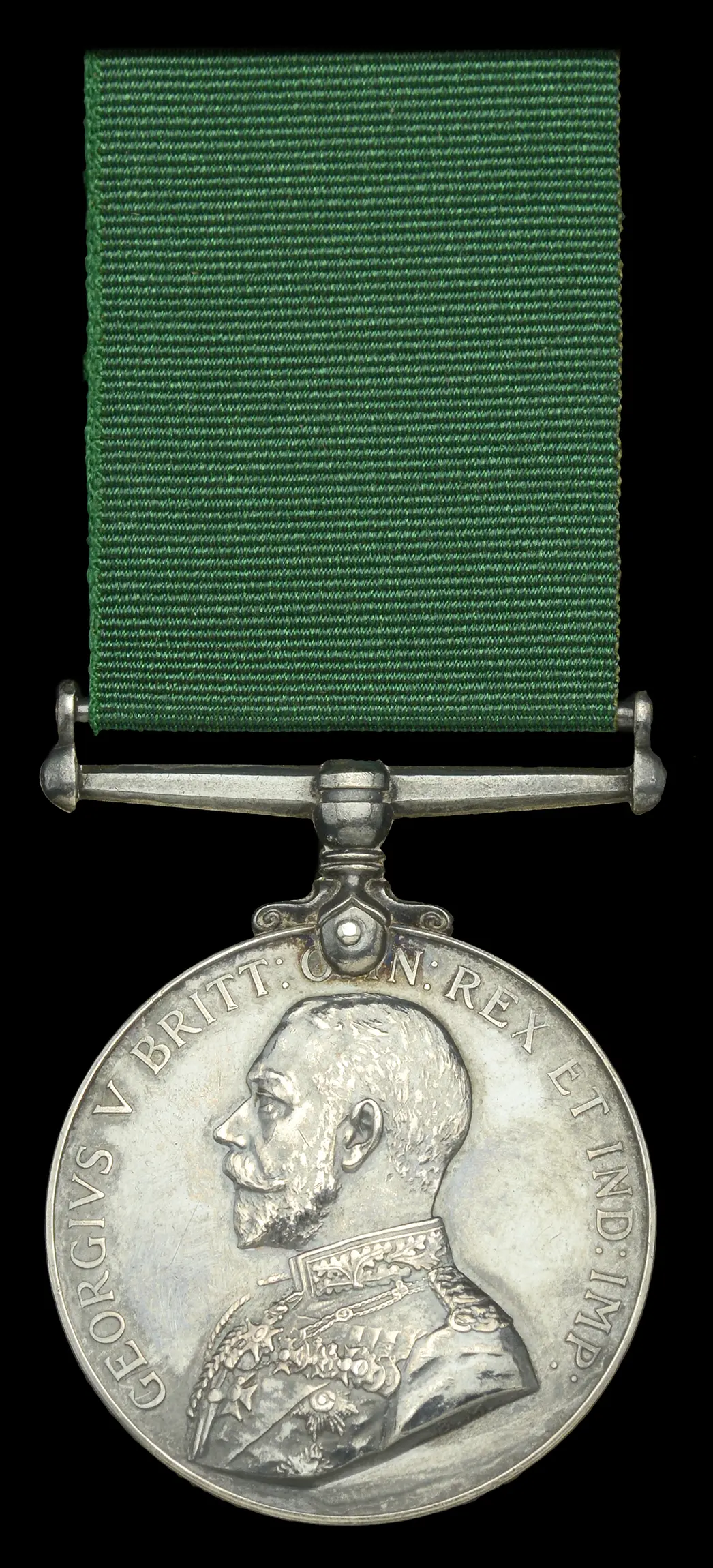 Colonial Auxiliary Forces Long Service Medal, G.V.R. (Spr. W. H. Davidson.