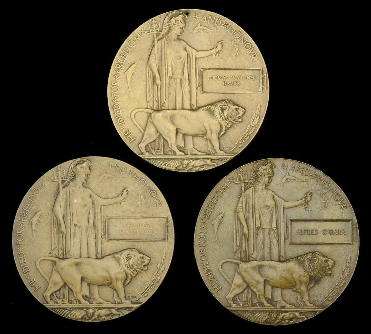 Memorial Plaque (3) (Thomas Warriner Davies; Charles Marchant; Alfred