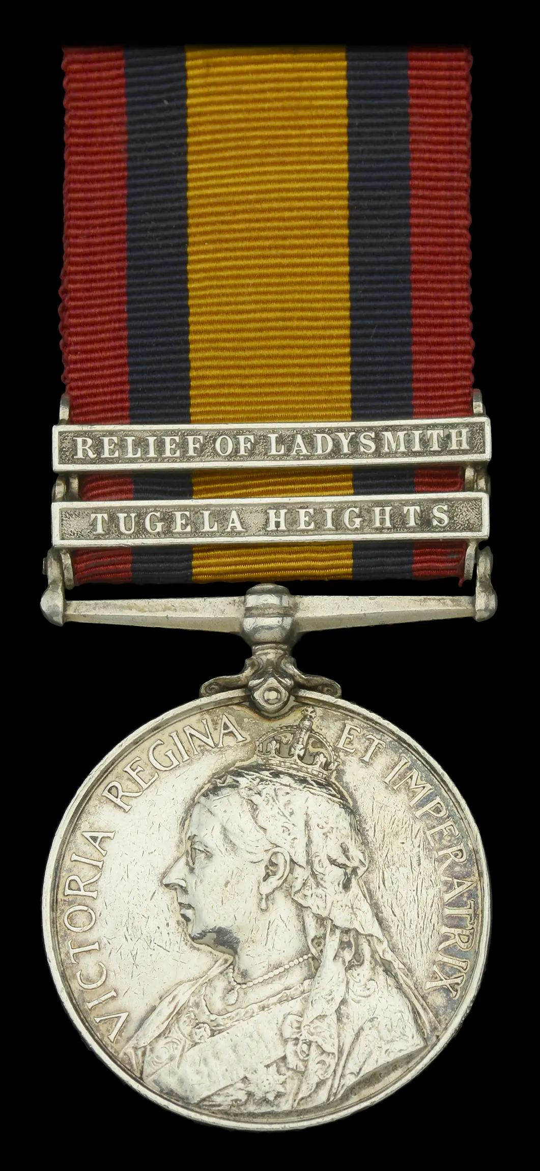 Queen’s South Africa 1899-1902, 2 clasps, Tugela Heights, Relief of