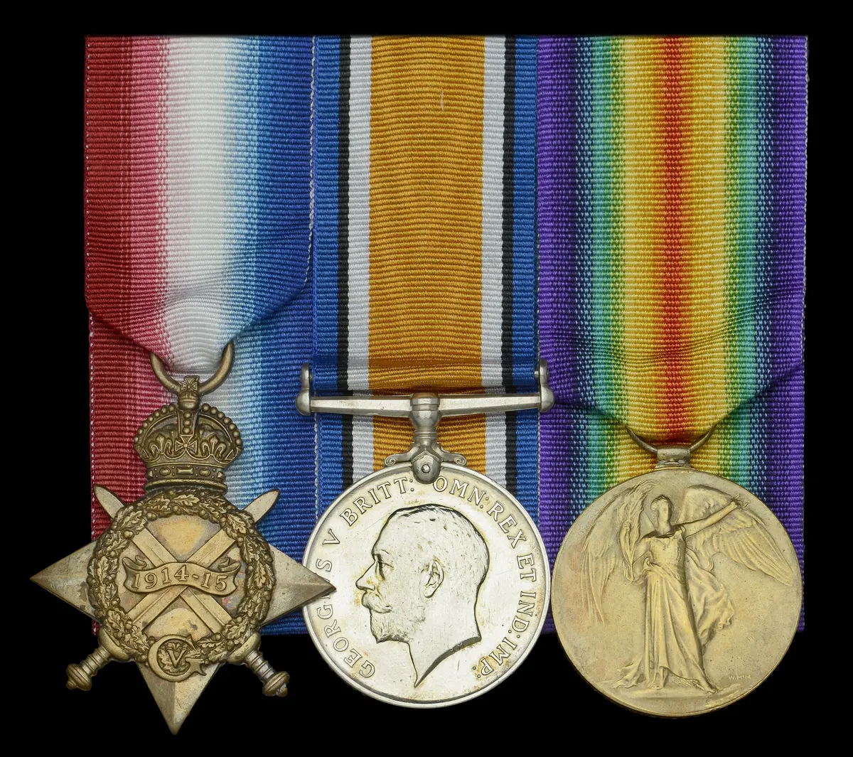 Three: Able Seaman W. C. Adams, Royal Navy, who served in H.M.S. Neptune