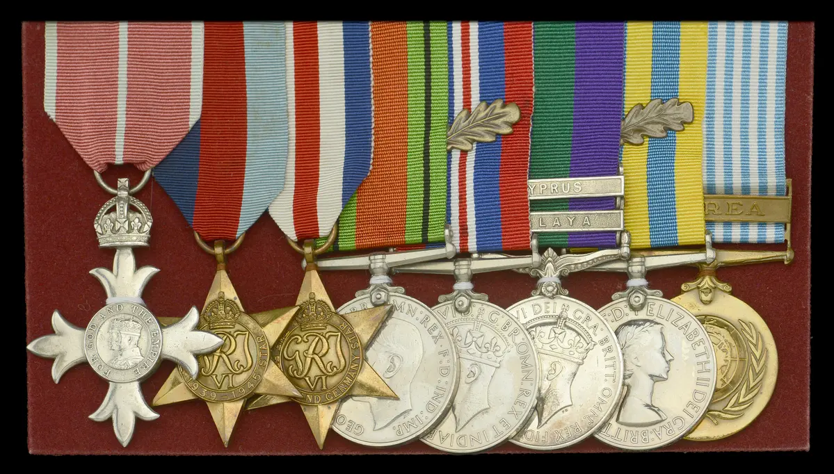 The Second War ‘North West Europe’ M.B.E. group of eight awarded to