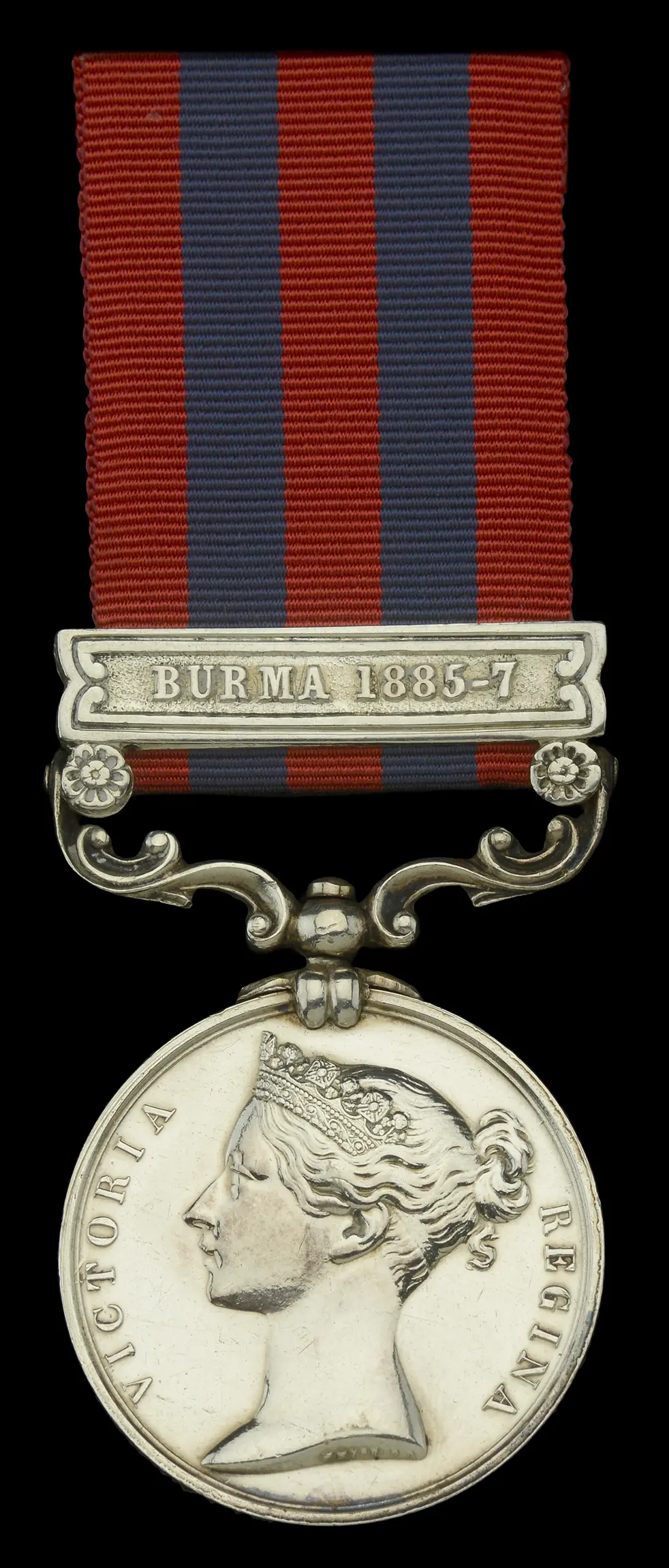 India General Service 1854-95, 1 clasp, Burma 1885-7 (Captain A. W.