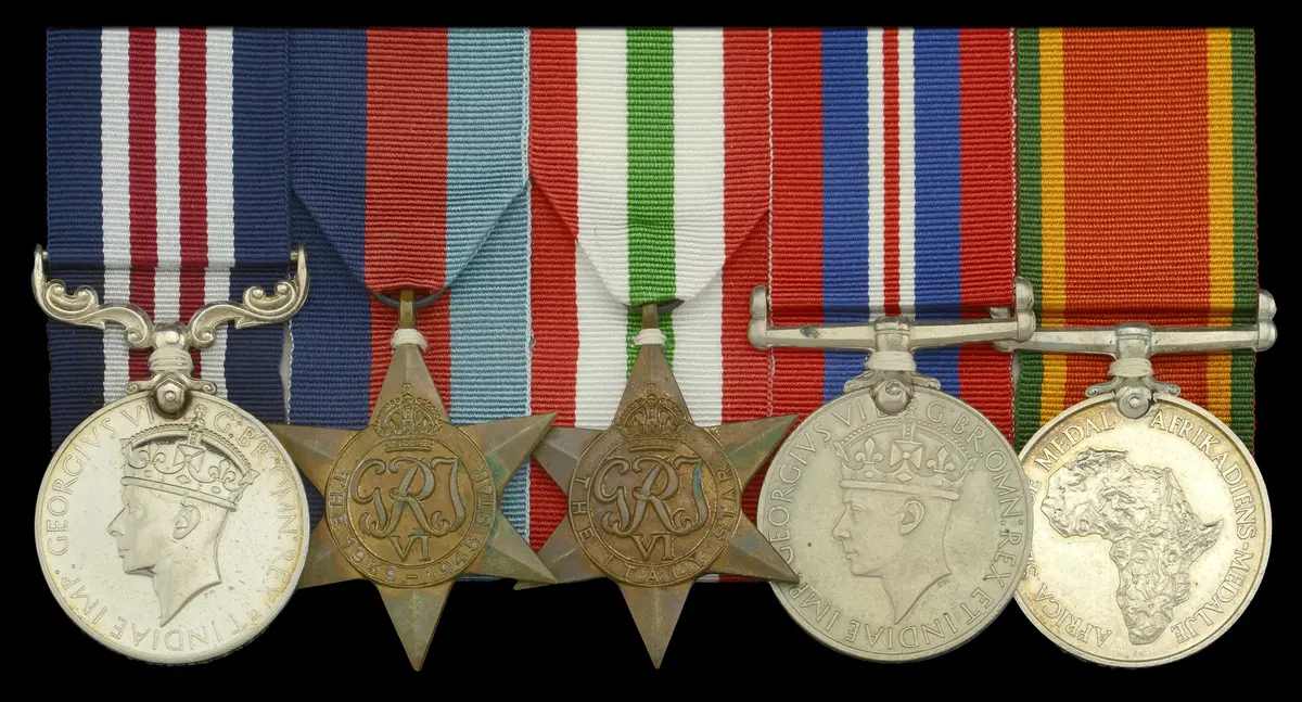 A Second War ‘Italy campaign’ immediate M.M. group of five Sapper