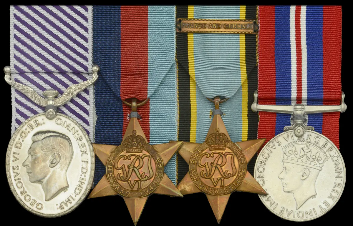 A Second War Pathfinder’s D.F.M. group of four awarded to Lancaster