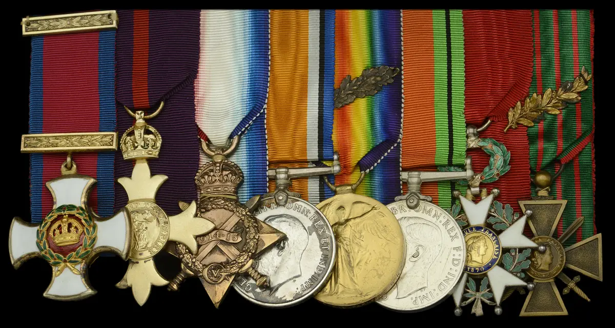 The Great War D.S.O., O.B.E. group of eight awarded to Captain G.