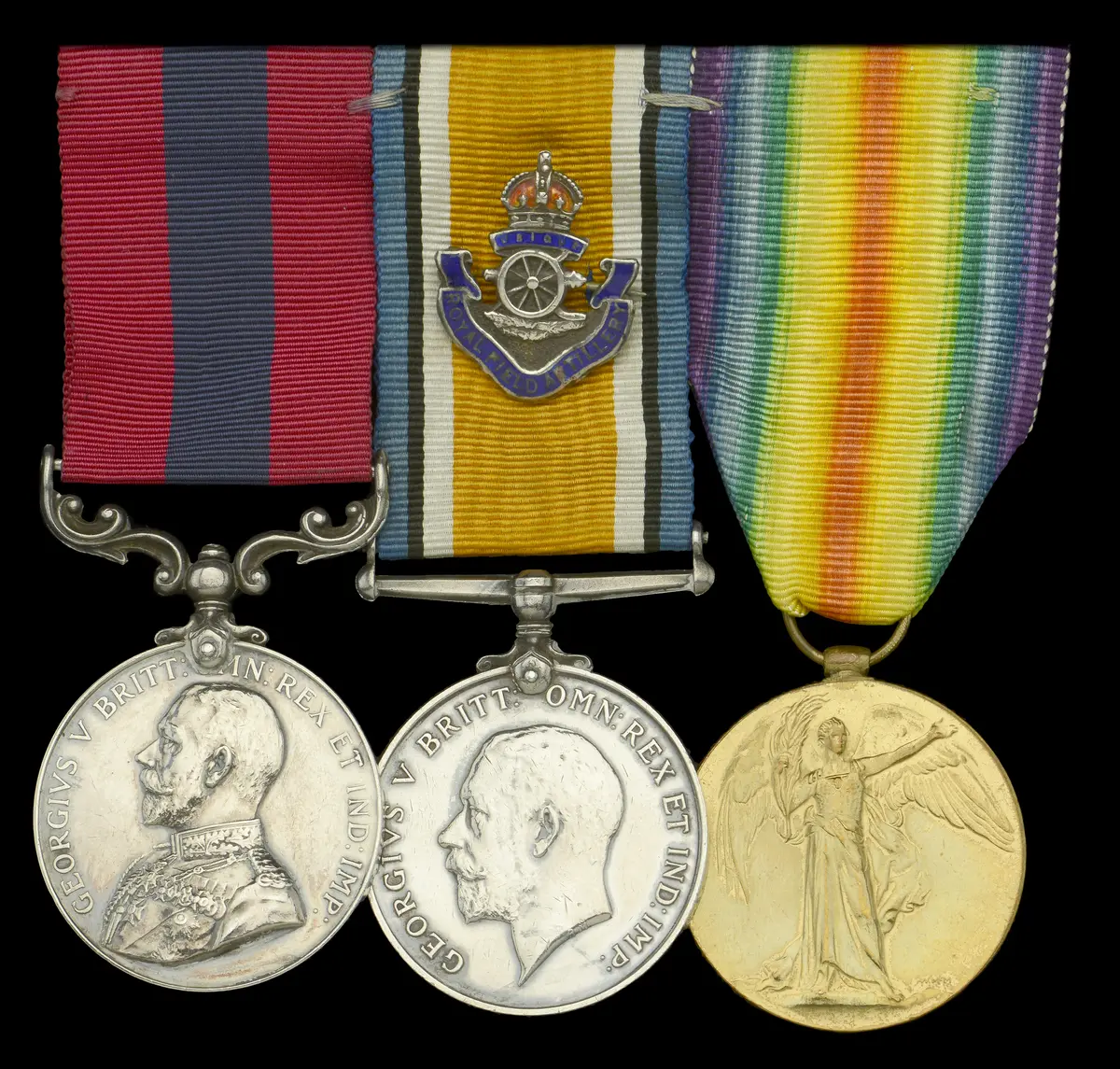 A Great War ‘Western Front’ D.C.M. group of three awarded to Temporary