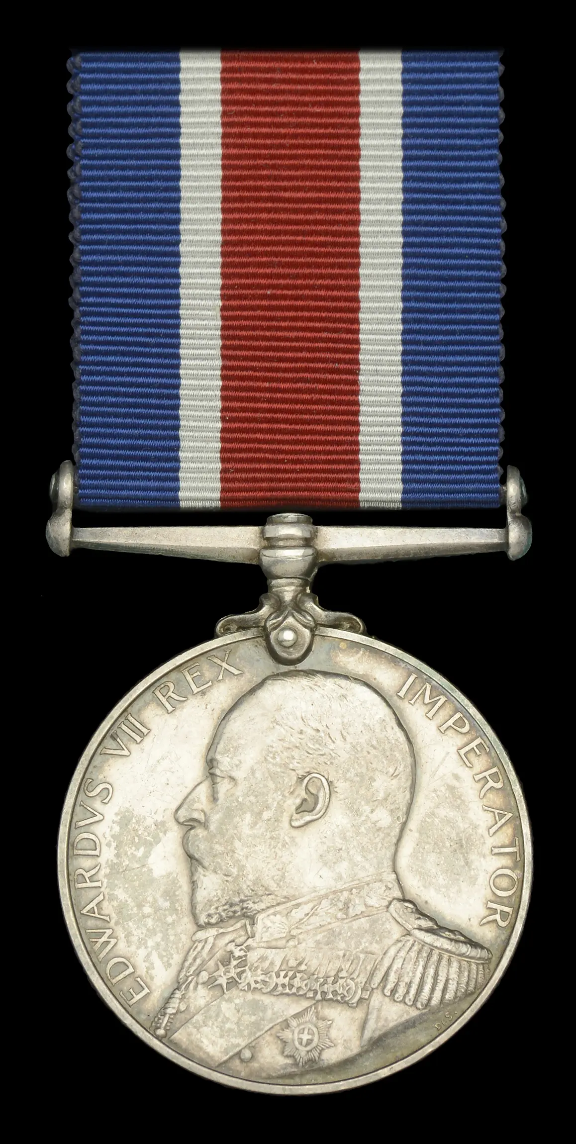 Naval Good Shooting Medal, E.VII.R. (136847 W. E. Jobson, A.B., H.M.S.