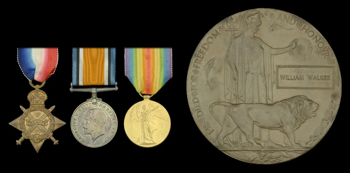 Three: Private W. Walker, Nottinghamshire and Derbyshire Regiment