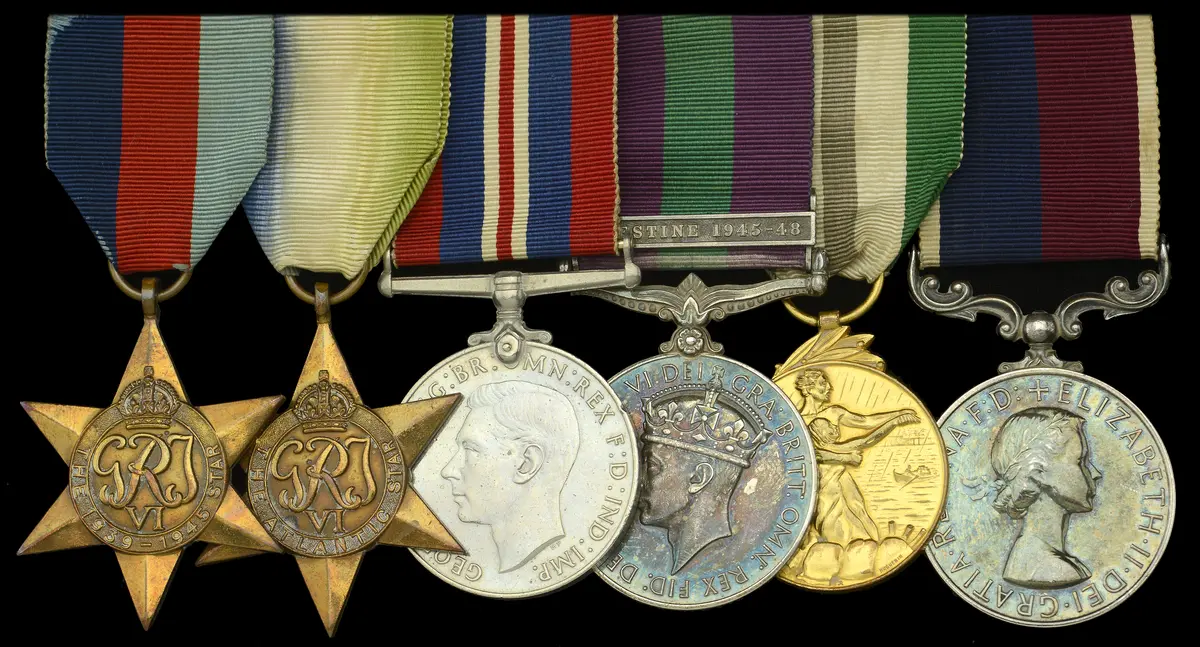 Six: Master Signaller L. Taylor, Royal Air Force 1939-45 Star; Atlantic