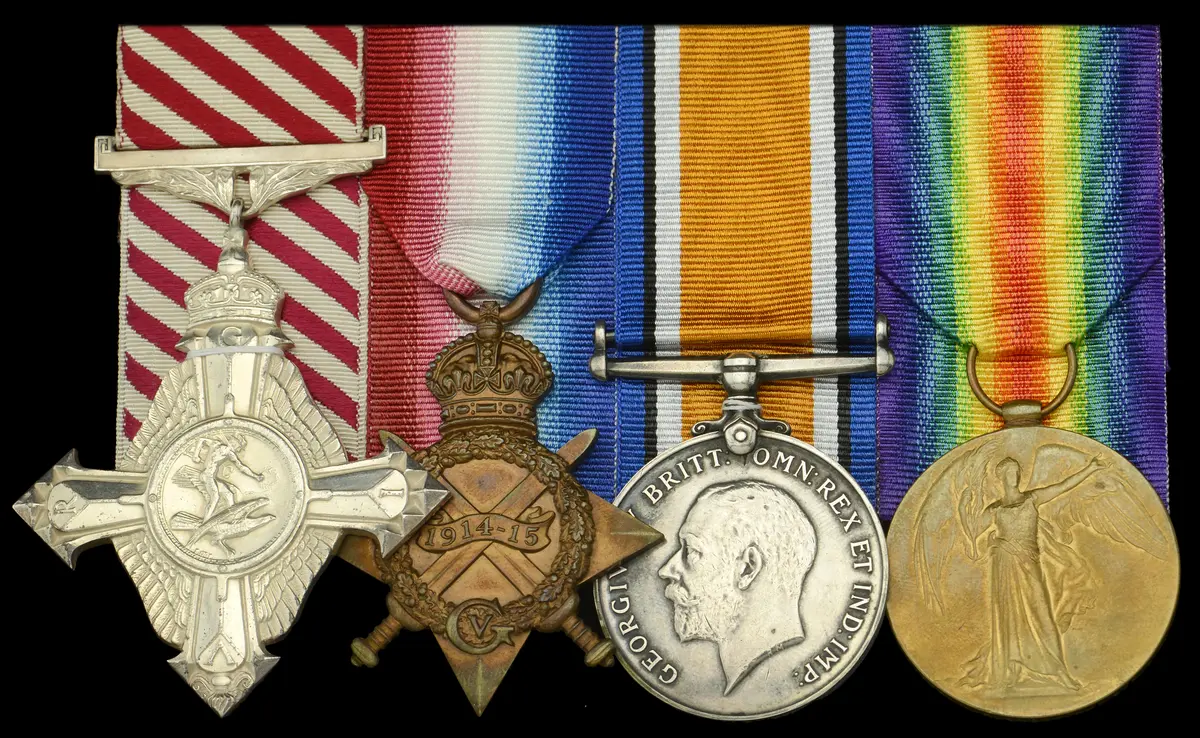 A fine Great War A.F.C. group of four awarded to Major R. E. A. W.